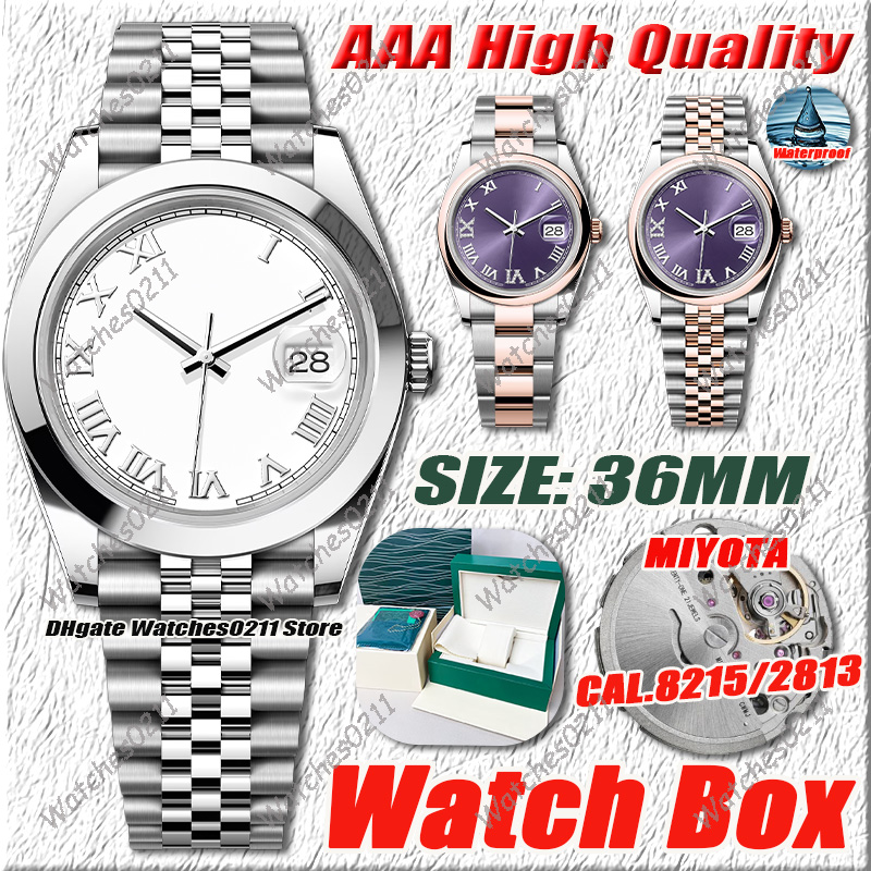 36MM Luxury Mens Watch Designer Watches Men High Quality AAA 2813 MIYOTA 8215 Movement Mechanical Automatic Watch Sapphire Luminous Waterproof Unise