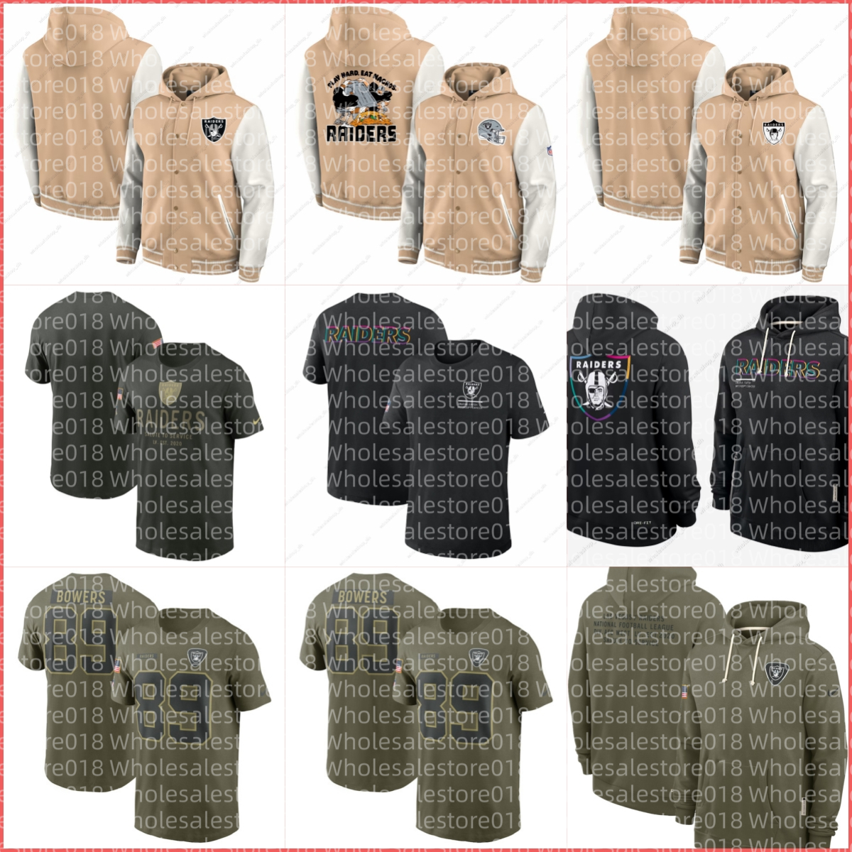 Raider Uomo Nero 2025 Crucial Catch Sideline Standard Issue Felpa con cappuccio Giacca beige Donna T-shirt verde oliva per giovani