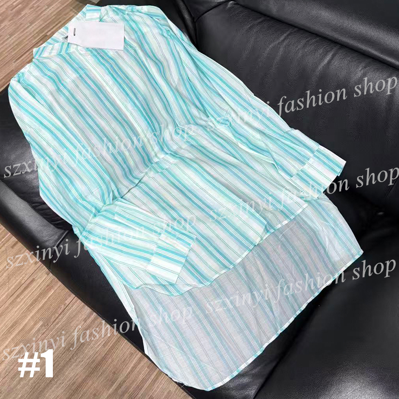 Fashion Women&#039;s Blouse Striped Shirt Casual Button-up Shirt Shirts-image-914779054