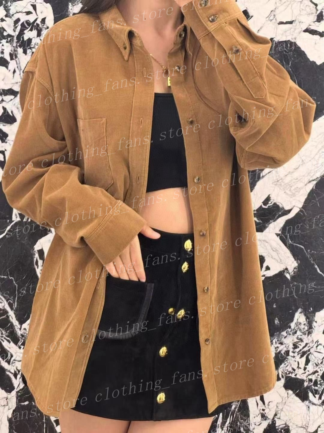 (go off picture not the description) Fashion Designer Knitted Shirts Women's Sweaters Warm Cardigan with Button Hollow Out Tops 24495