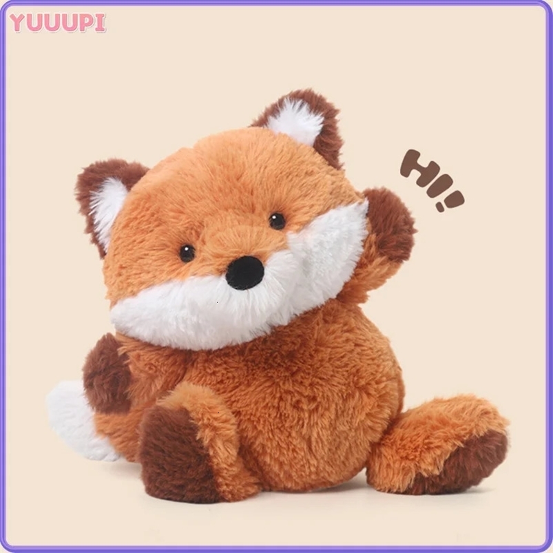 Lovely Fox Plush Toys Soft Stuffed Animal Pillow Accompany Sleep Toy Back to School Anime for Kids Baby Girls Boys Birthday Gift 250618 W260306-image-1096676900