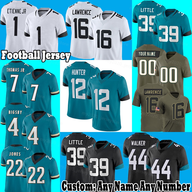 7 Brian Thomas Jr Football Jerseys 12 Travis Hunter 16 Trevor Lawrence Tyson Foye Oluokun Parker Devin Lloyd Anton Harrison Nick MullensTravis Et-image-924734260