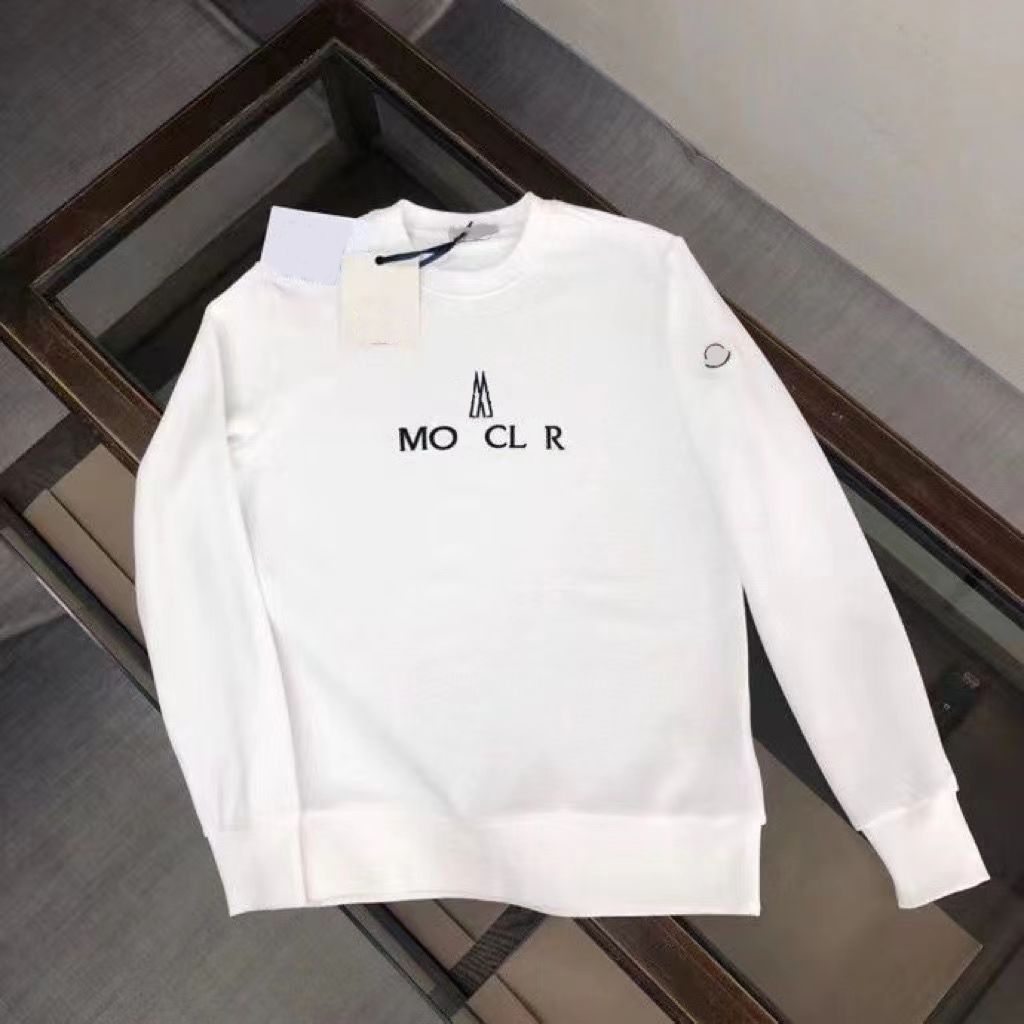 Moonclear Sweater France Designer Mens Sweatshirts Autumn Monclrear Long Sleeves Pullover Fashion Letters Print Luxury Sweatshirt Winter Round Neck