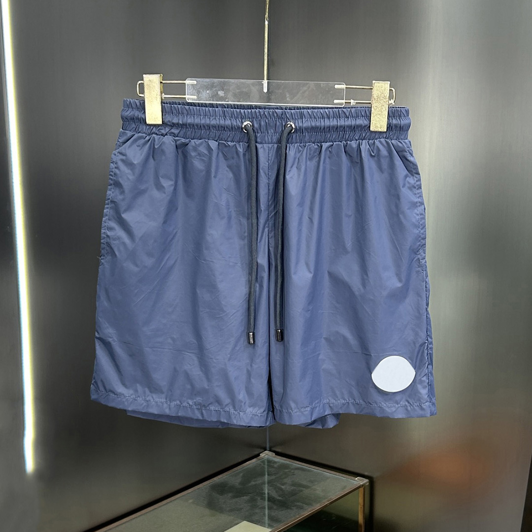 Summer Mens Shorts Luxury Swim Short White 3D Embossed Design Fashion Nylon Sports Shorts Vacation Surfing Quick Drying Men Short M-3XL