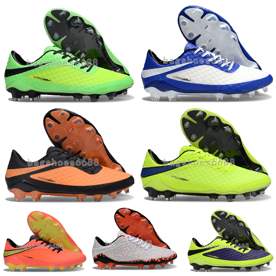 Adult Men Brand Phantoms GX III Elite TF Hypervenoms GX3 Soccer Boots five Football Shoes Lawn Clay Match GX 3 TF Training Hyper Phanto Football Sne