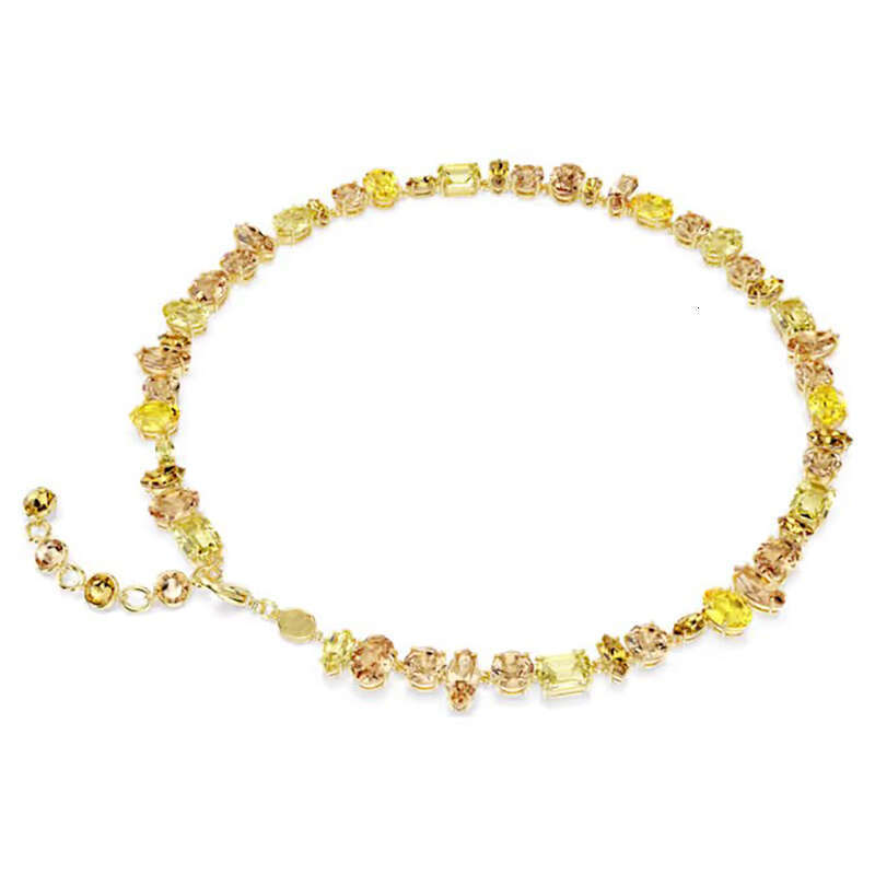 Mode Tennis Collier Designer Pour Femmes multi-couleur Cristal Diamant Colliers Designer Plaqué Or Tennis Chaîne Bijoux Femme Luxe Cadeau De Noël