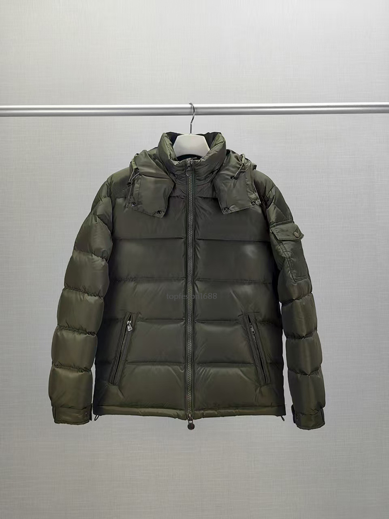 mon clerce jacket mens puffer jacket 977 Winter jacket zip down hoodie short jacket designer brand clothing warm fashion jackets outdoor mens jacket