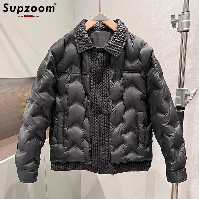 Supzoom Arrival Top Fashion Casual Splicing Mens Winter Trendy Bread Suit Couple Cottonpadded Jackets And Coats 250929BJ