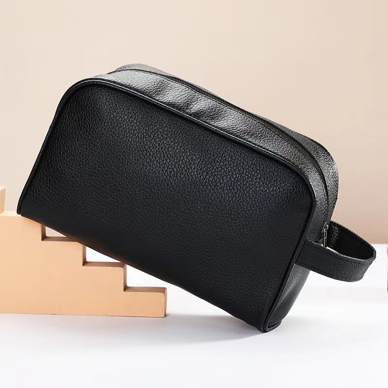 C50 Large capacity plaid quilted cotton cosmetic storage bag, large capacity, portable and cute.