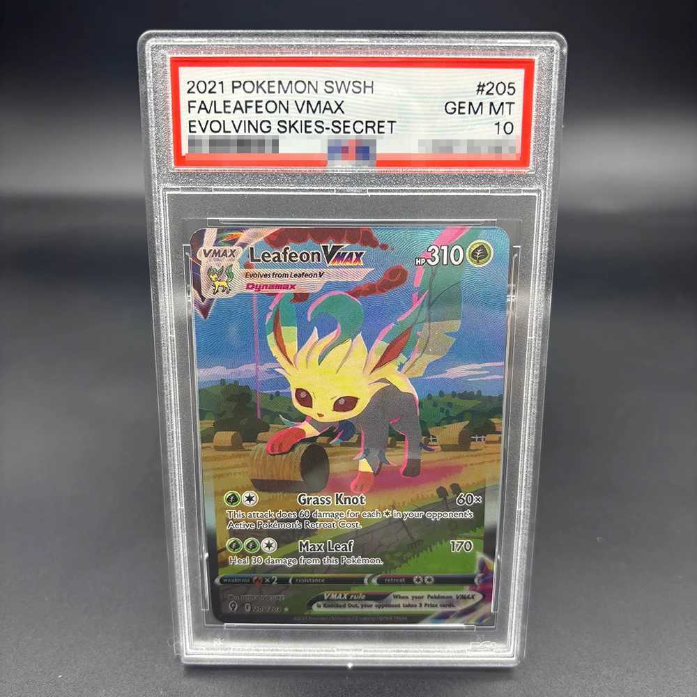 DIY 2021 SWSH FALEAFEON Collection Card 10Points Card English Anime Game Card Gift L251007QVHO-image-1078585845