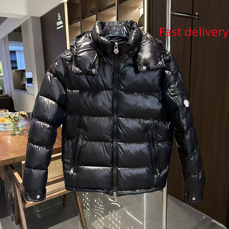 Men's down jacket designer jacket plus winter warm windproof down jacket, high-end embroidered jacket material, couple jacket M-2XL-image-756086677