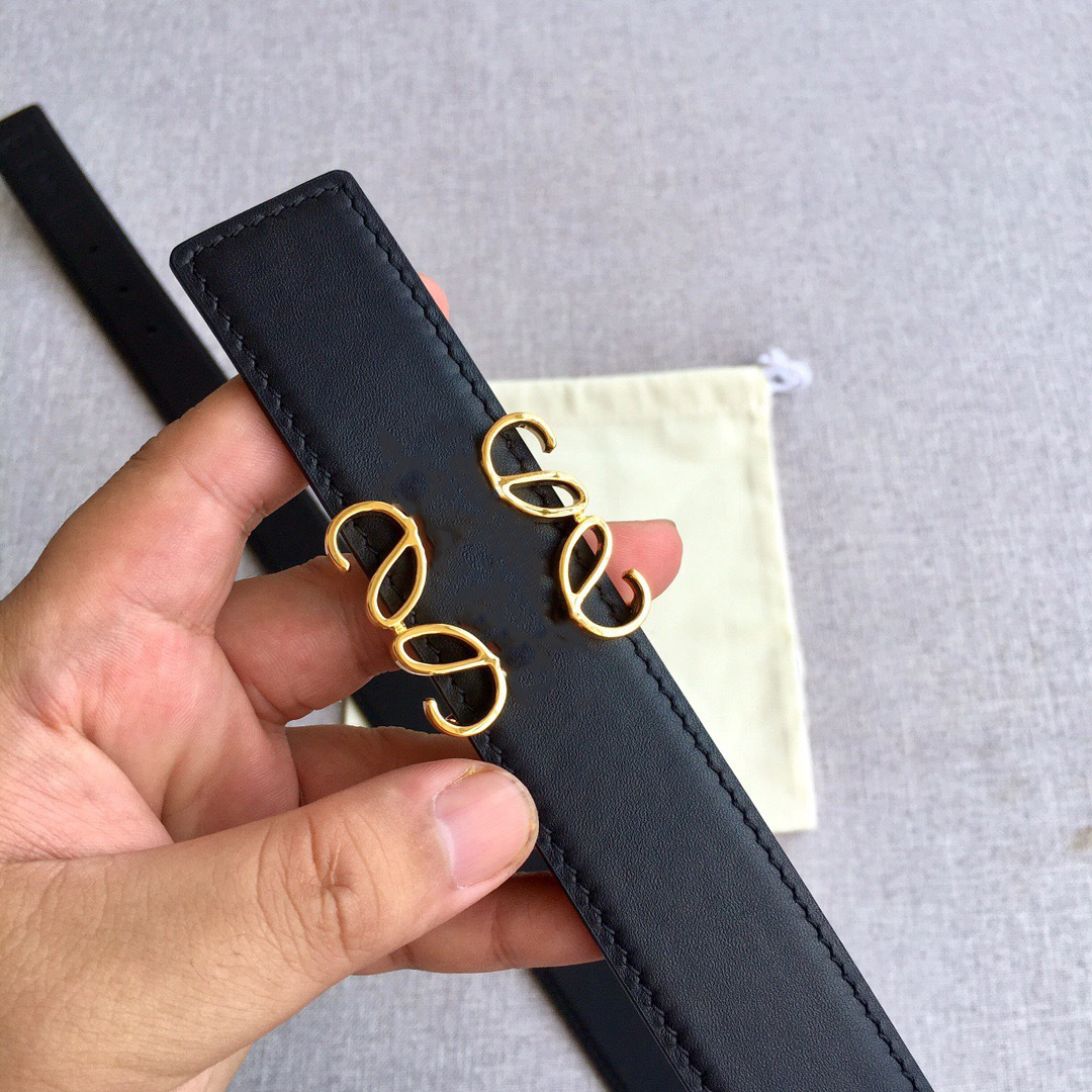 VIP High quality Belt 3.2cm 4.0cm width Size 95cm-125cm Fashionable Smooth Buckle Belt Design Luxury Leather Genuine Belt Mainstream style exclusive