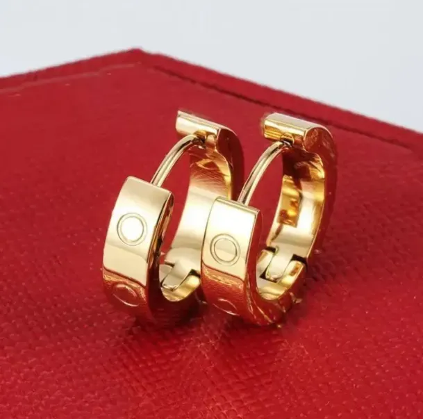 earrings designer earrings women style extravagant studs Classic simple earring Steel silver letter elagant women stud earrings Fashion Jewelry