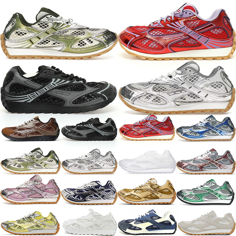 chaussures de créateurs orbite sneaker mode Athleisure minimaliste hommes femmes maille PU caoutchouc noir argent rouge vert hommes baskets de sp