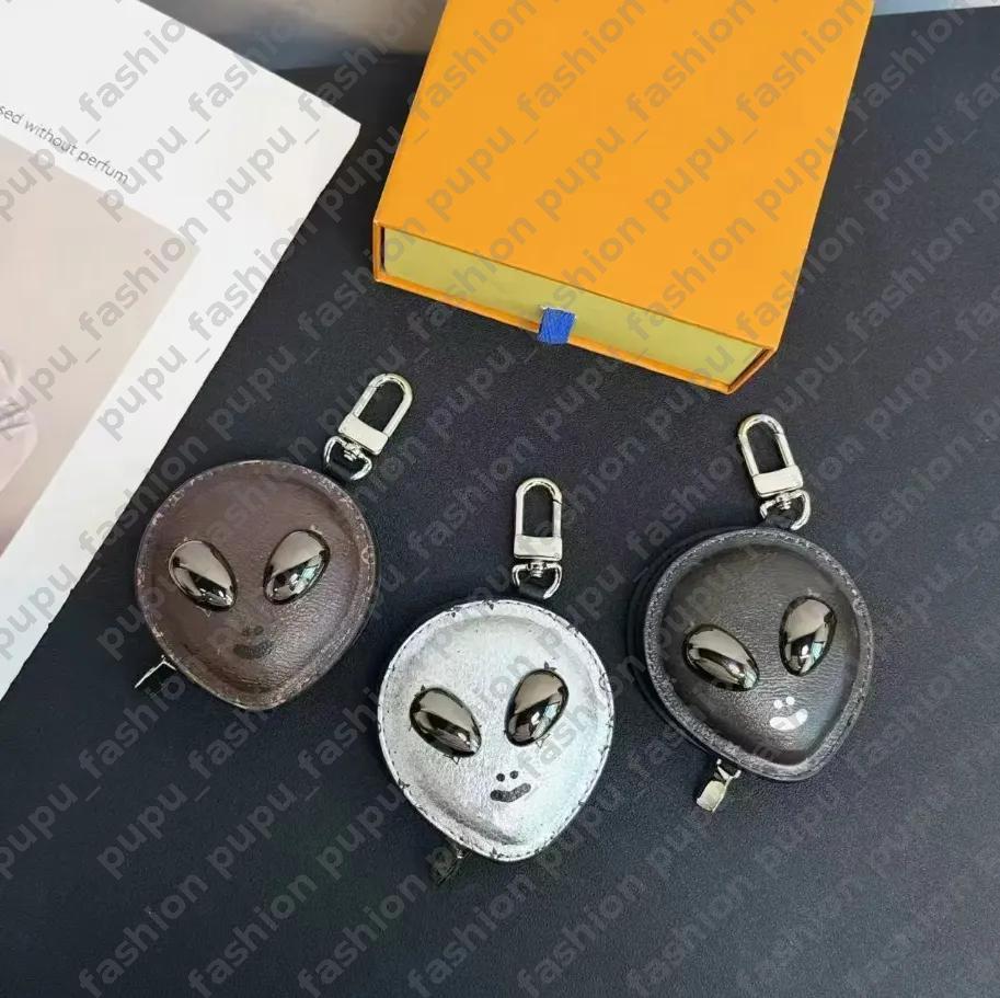 Designer Alien Sacs Donut Écouteur Charmes Cubes De Chocolat Porte-clés Sac Charme Designer Donut Pizza Clé Femmes Bourse Portefeuille Charme Por