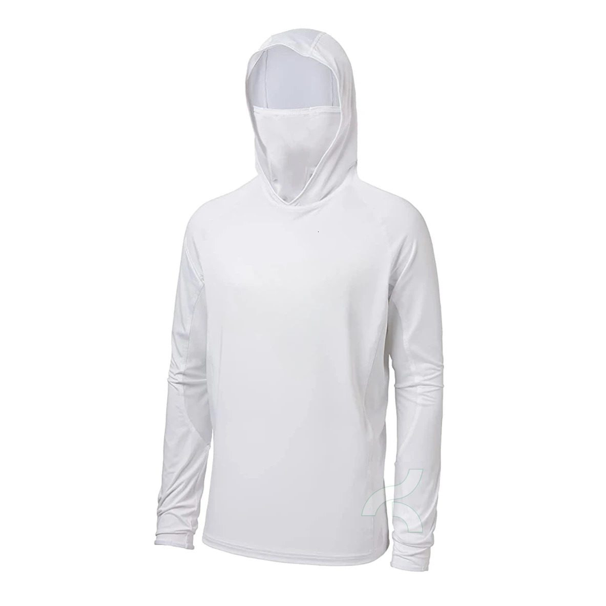 Summer Fishing Shirt UPF 50 Hooded Fishing Clothes Men Face Cover Hoodie Sun Protection Mask Jersey Breathable Camisa De Pesca 251009