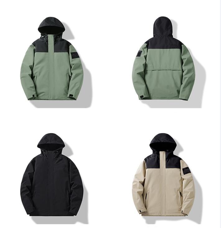 Designer Jackets Men's Casual Jackets sporty Hooded Jacket Outdoor Mountaineering suit Windproof waterproof Coat Men classics Casual Outerwe