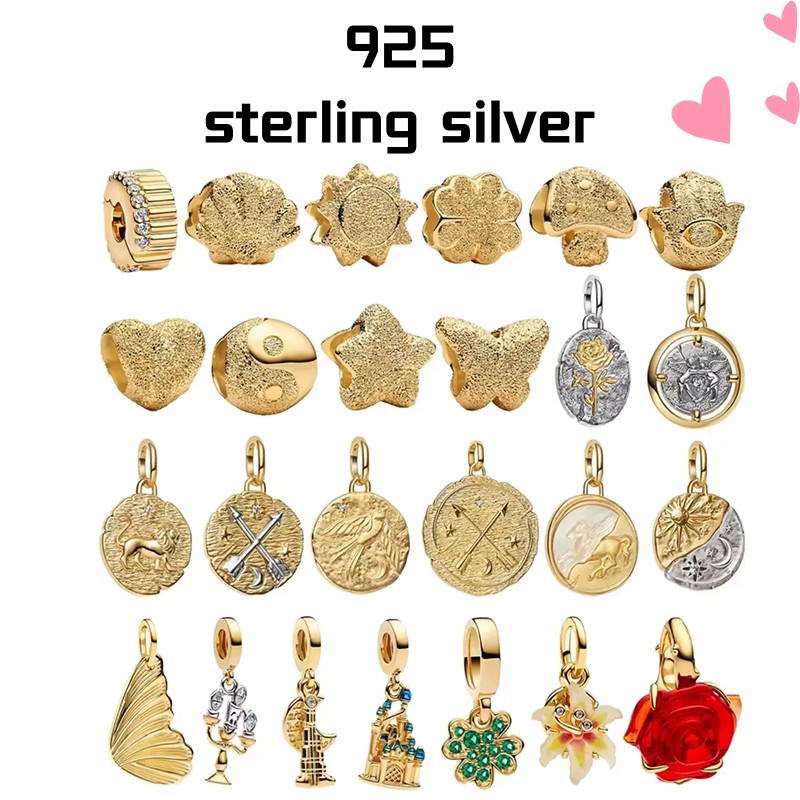 NEW Guardian Series Pancharms the twelve Chinese zodiac signs women 925 Silver Charms Pendant Fit Bracelet Necklace Classic designer luxury jewelry