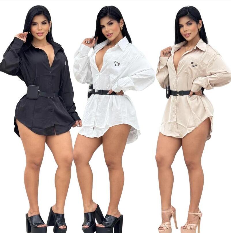 Designer New Women's dress blouse Shirts Turn Down Collar long Sleeves luxury sticker geometic Lady Blouse Casual Design Shirts
