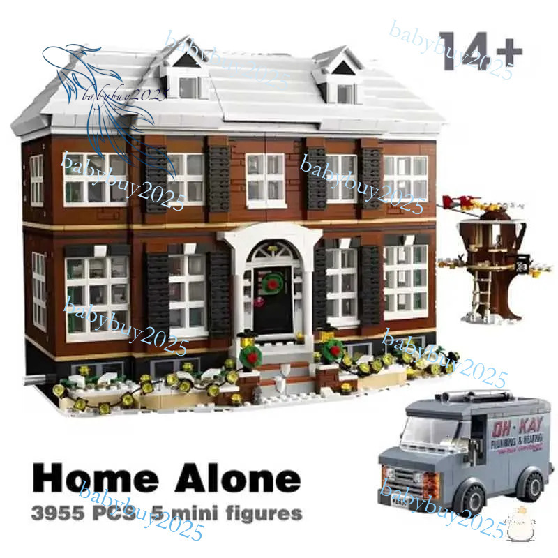 IN STOCK Ideas Movie 3955pcs Moc 21330 Home ALOne House Set Model Building Blocks Bricks For Boy Kids Christmas Gifts M260309-image-1099497867