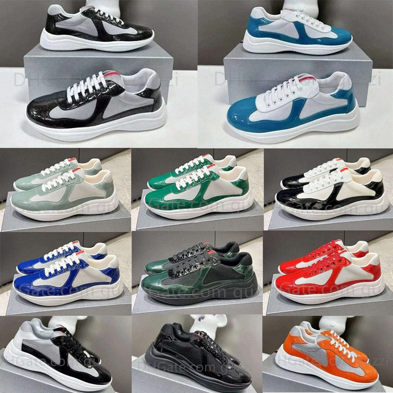 Mesh Nylon sneakers menswomen shoes patent leather sports chaussure out of trainers office running casual shoes Outdoor luxury black reed2F#