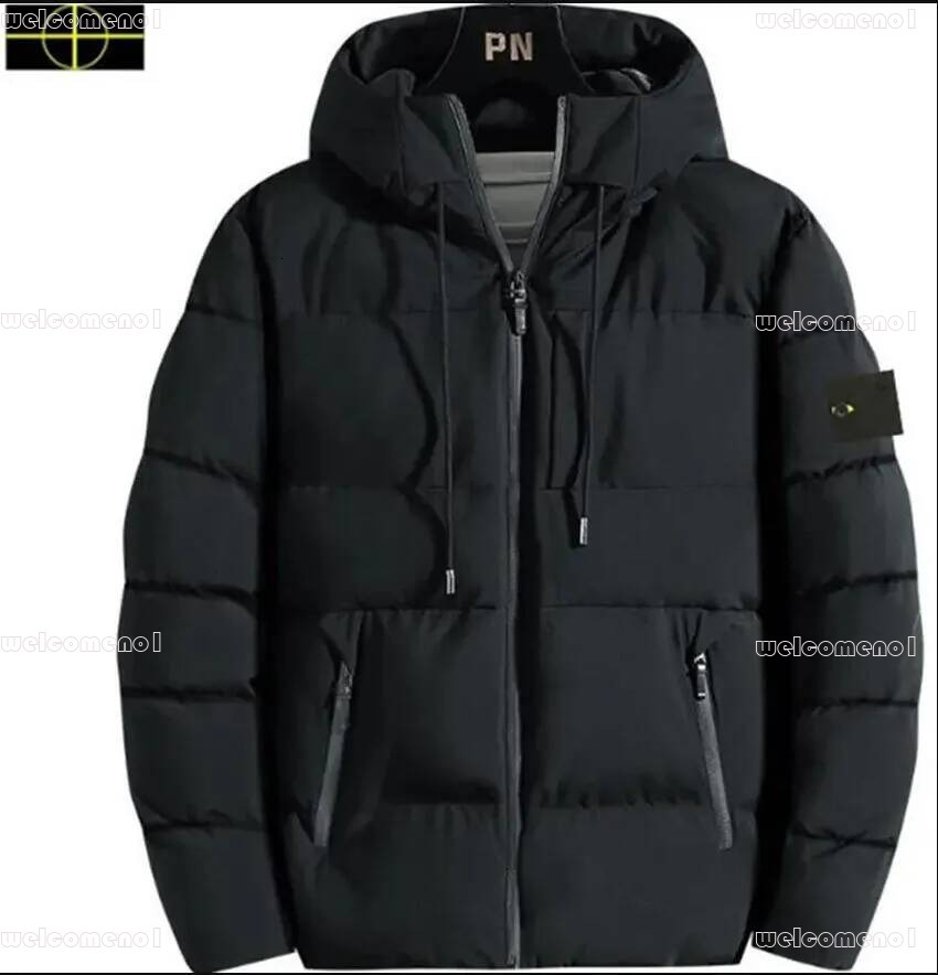 Stone Jacket Designer Down Jacket Men's Fashion Winter Jackets Comfortable Soft Down Casual Men's Slim Is Clothing New Couple Styles Pull