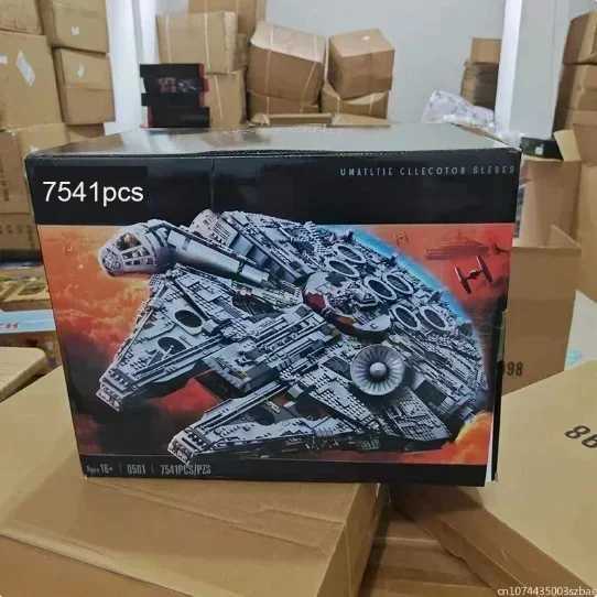 In Stock The Large Millennium Ship Falcon Building Blocks Bricks Compatible 75192 05132 Toys For Kids Birthday Christmas Gifts L251009TB45-image-1079220583