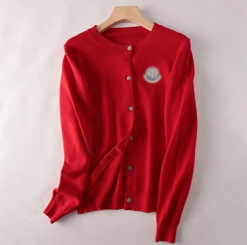 luxury sweaters womens long sleeve red white black cardigan jacket knitwear designer sweater women clothing