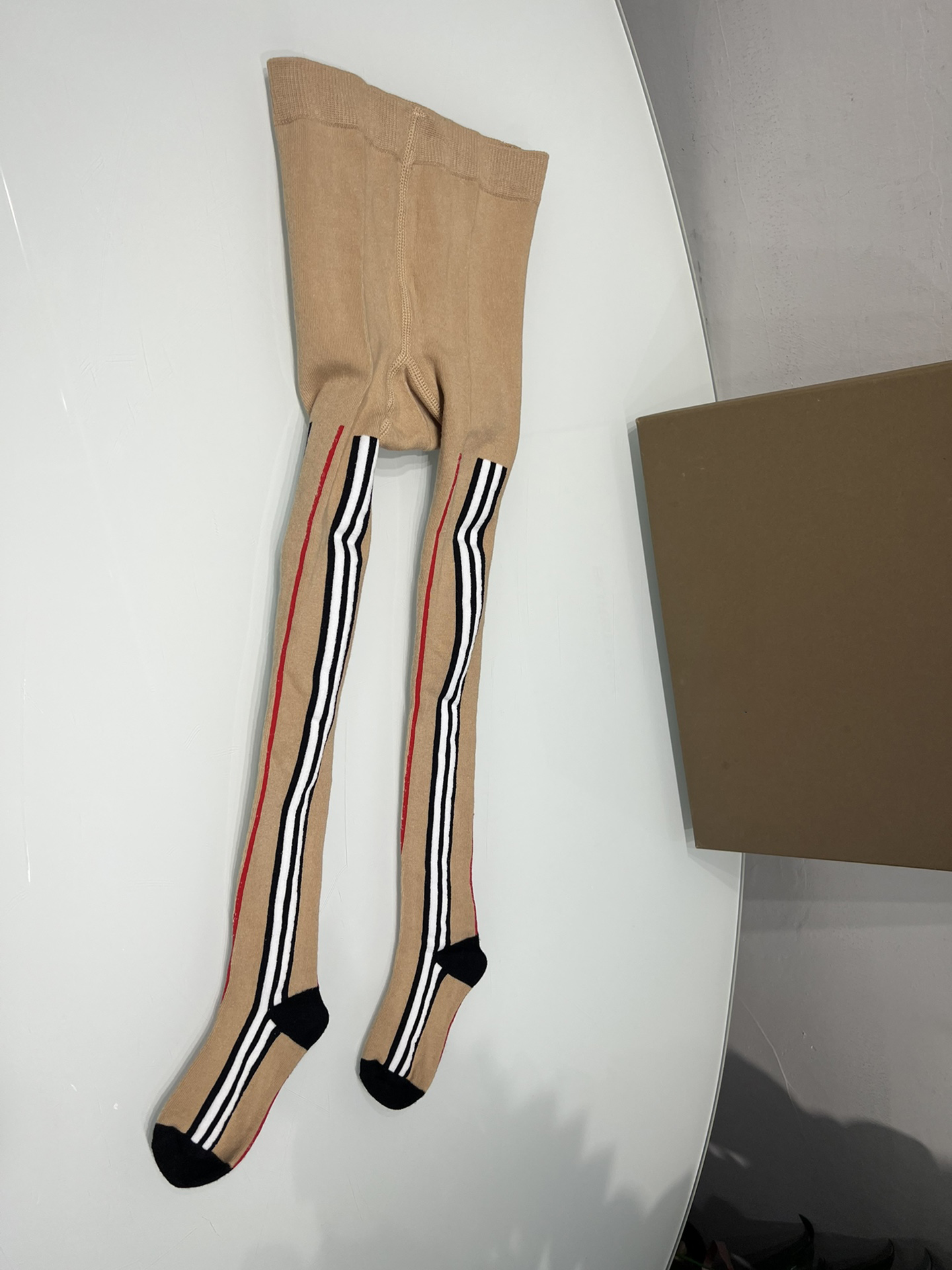 Brand Collants Bébé Imprimé Intégral Bas Fille Enfant Design Marron Chaussettes Douces Coton Tout-en-un Enfants Années Leggings Designer
