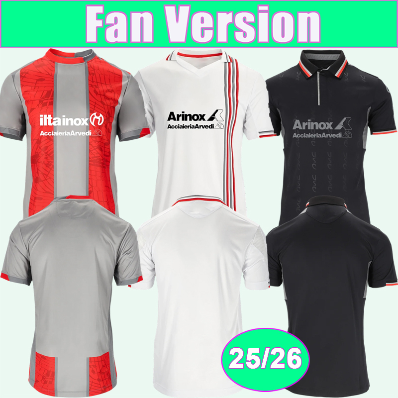 25 26 CreMOnese Mens Soccer Jerseys BIANCHETTI VARDY DE LUCA JOHNSEN MOUMBAGNA PEZZELLA BARBIERI BASCHIROTTO Home Away 3rd Football Shirts-image-941621399