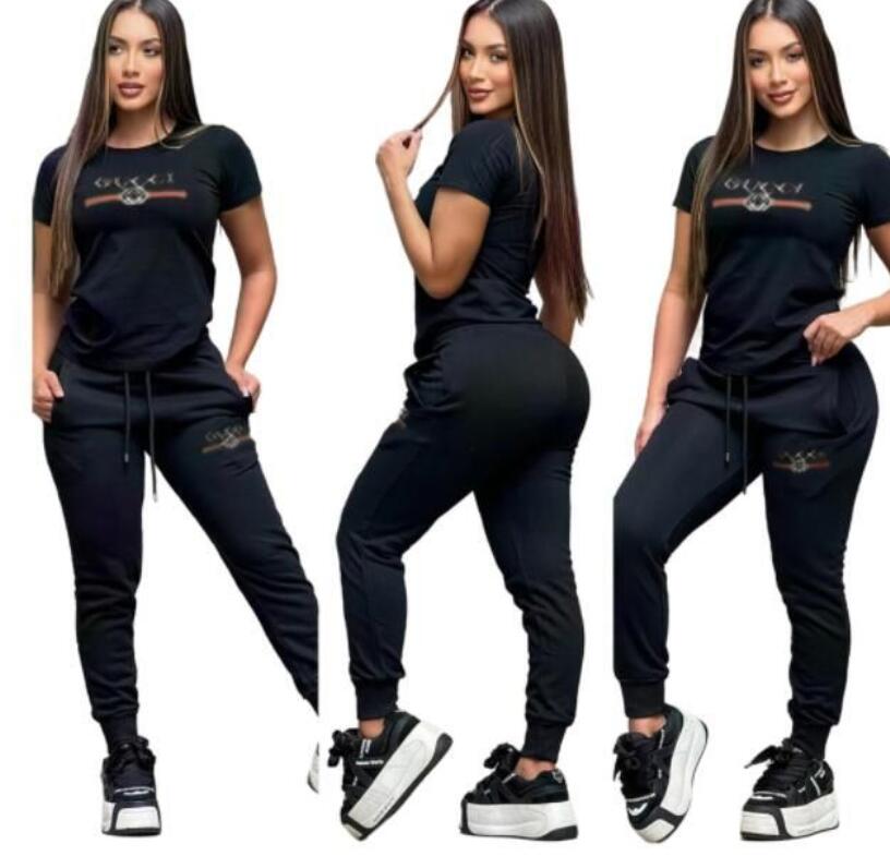 Survêtements pour femmes, costumes deux pièces, sweat-shirt uni, pantalons longs, ensembles de mode décontractés, fermeture éclair, manches court