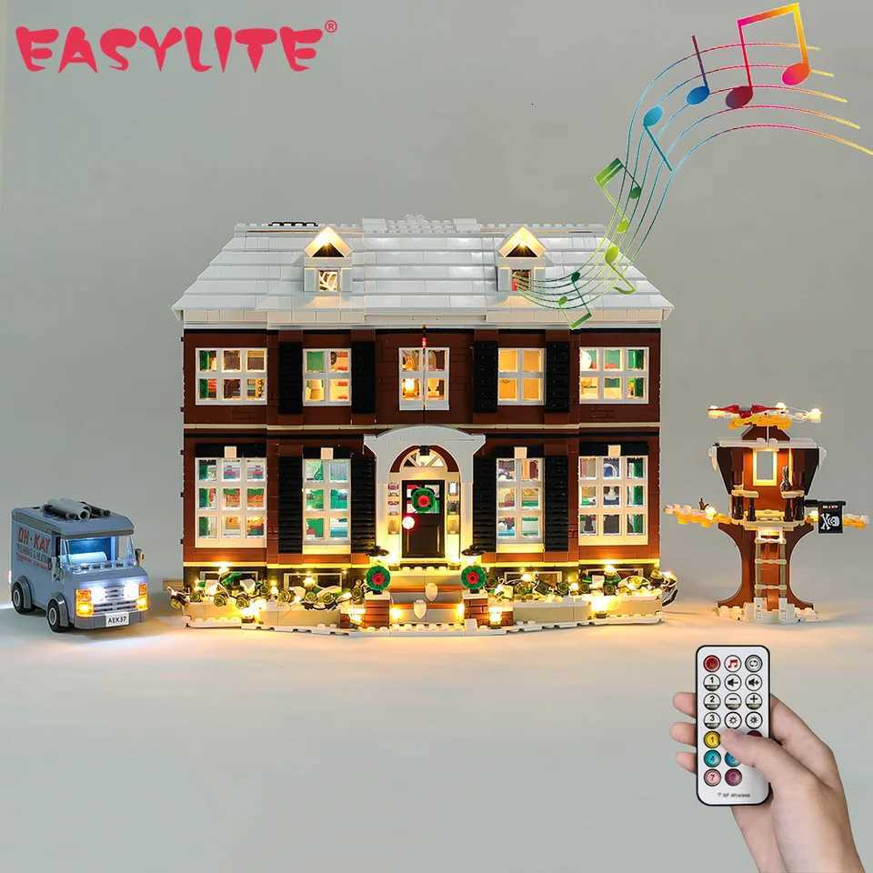 Kit d'éclairage LED pour cadeau de Noël 21330, maison seule, vue sur la rue, blocs de construction, briques, ensemble de lampes, sans modèle, ver