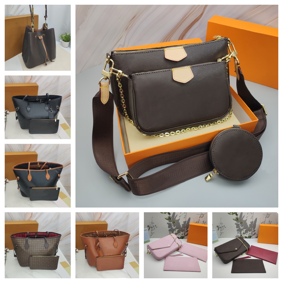 Sacs de créateurs Sacs à bandoulière tendance Sacs sous les bras Sacs pour femmes Sacs en cuir à chaîne de luxe Centaines de sacs de luxe en cuir