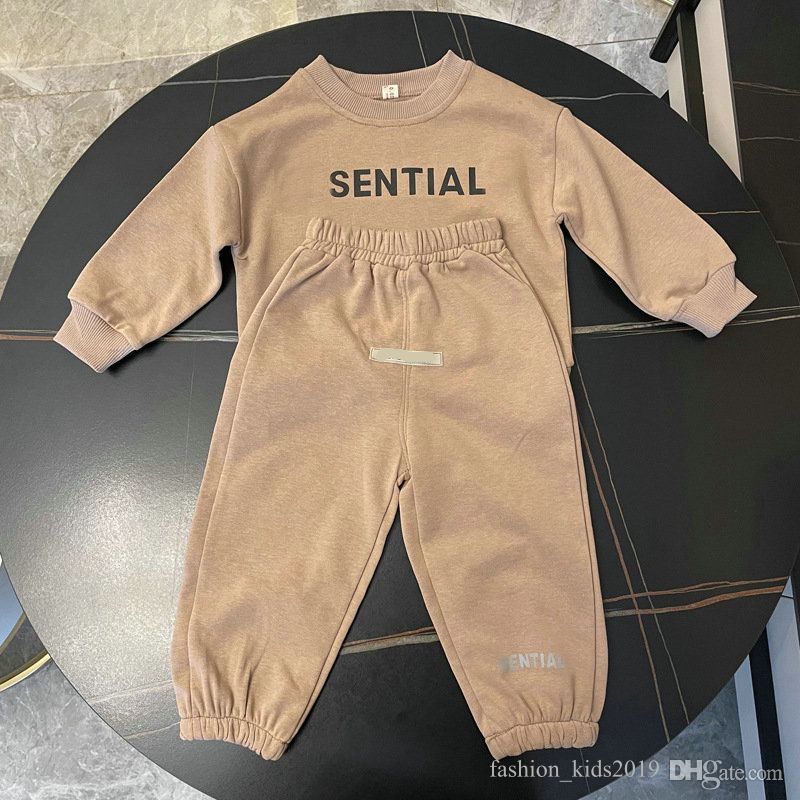 Marque Designers Vêtements Coton Bébé Ensembles Loisirs Sports Garçon Filles Sweats Pantalons De Sport Ensembles Bébé Garçon Vêtements Enfants Te