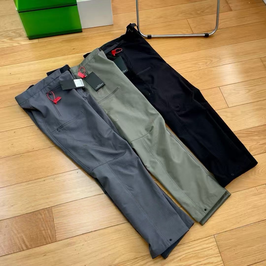 01764 Hommes Softshell épaissir chaud pantalon droit pour l'hiver 2025 nouveau pantalon d'escalade de randonnée en plein air pour homme de qualit