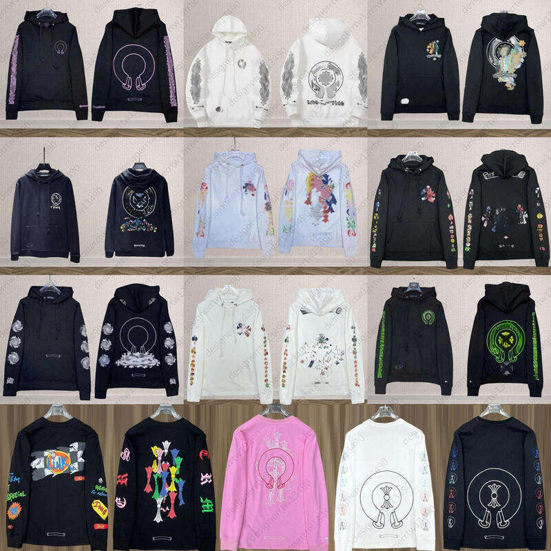 chromelies Designer Hoodie Mens Women Jacket Sanskrit heartshoodielies Long Sleeves Loose Hoody Hip Hop Streetwear Vintage Graphic Sweatshirts hoodi
