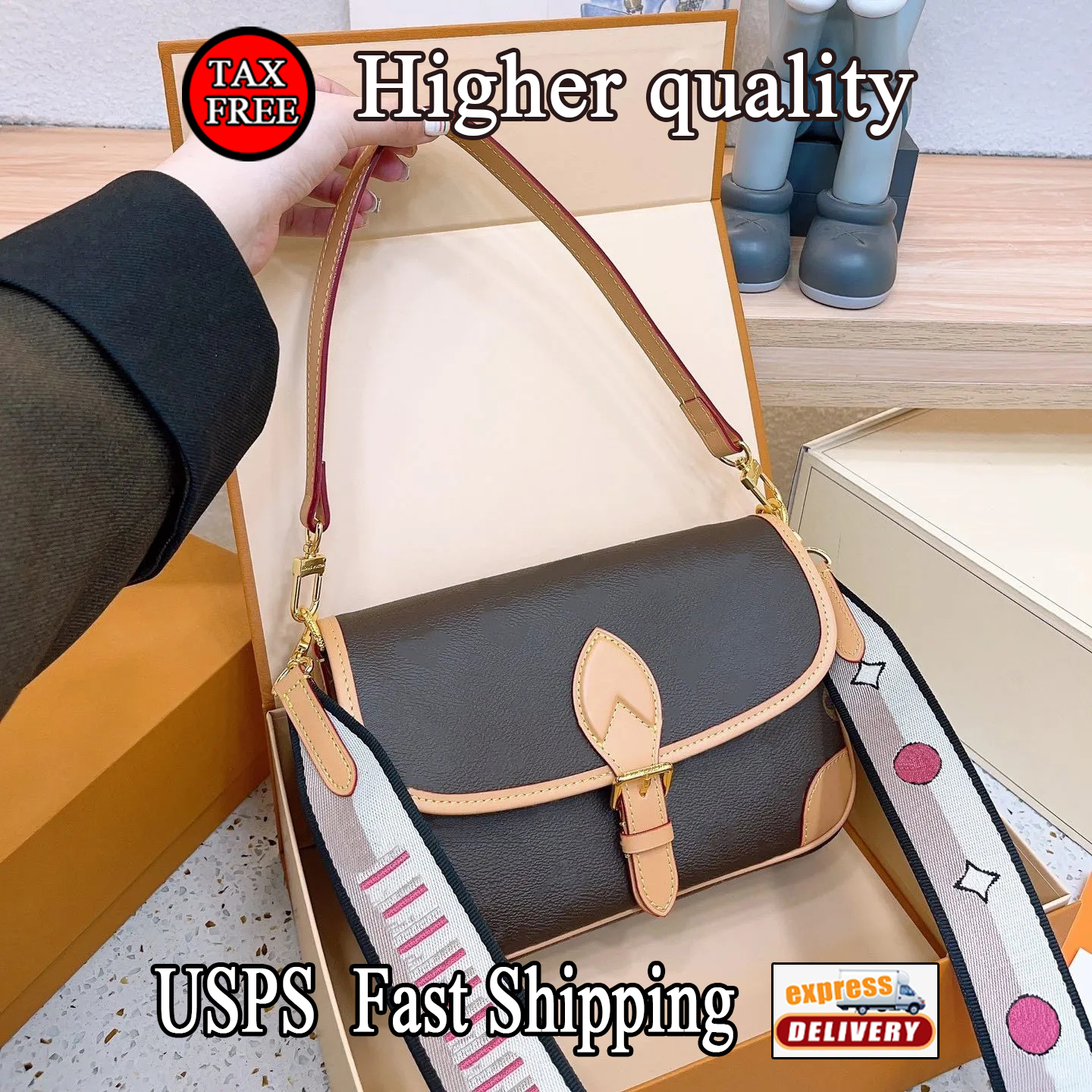 l0uis vu1tt0nbags Sacs de créateurs Mode Dames En Cuir Véritable Imprimé Sac À Bandoulière Vieille Fleur Chaîne Sac À Main Lettres Stripe Luxe Ho