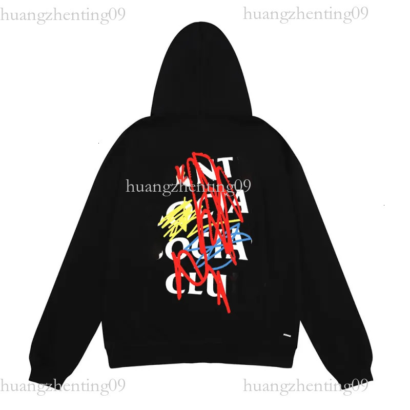 Anti Soccial Club Hoodie Y k Clothes Designer Mens Hoodies Hip Hop High Street Print Luxury bag Slogan Graphic Long Sleeve Crewneck Sweatshirt Women