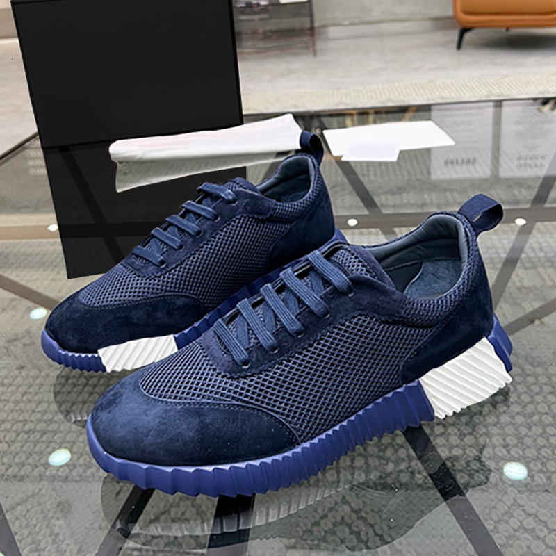 Designer Bouncing Sneakers Luxury Leather Mens Shoes Suede Trainers Fashion Jet Sneaker Breathable Outdoor Sports Casual Shoes 959-image-900871597