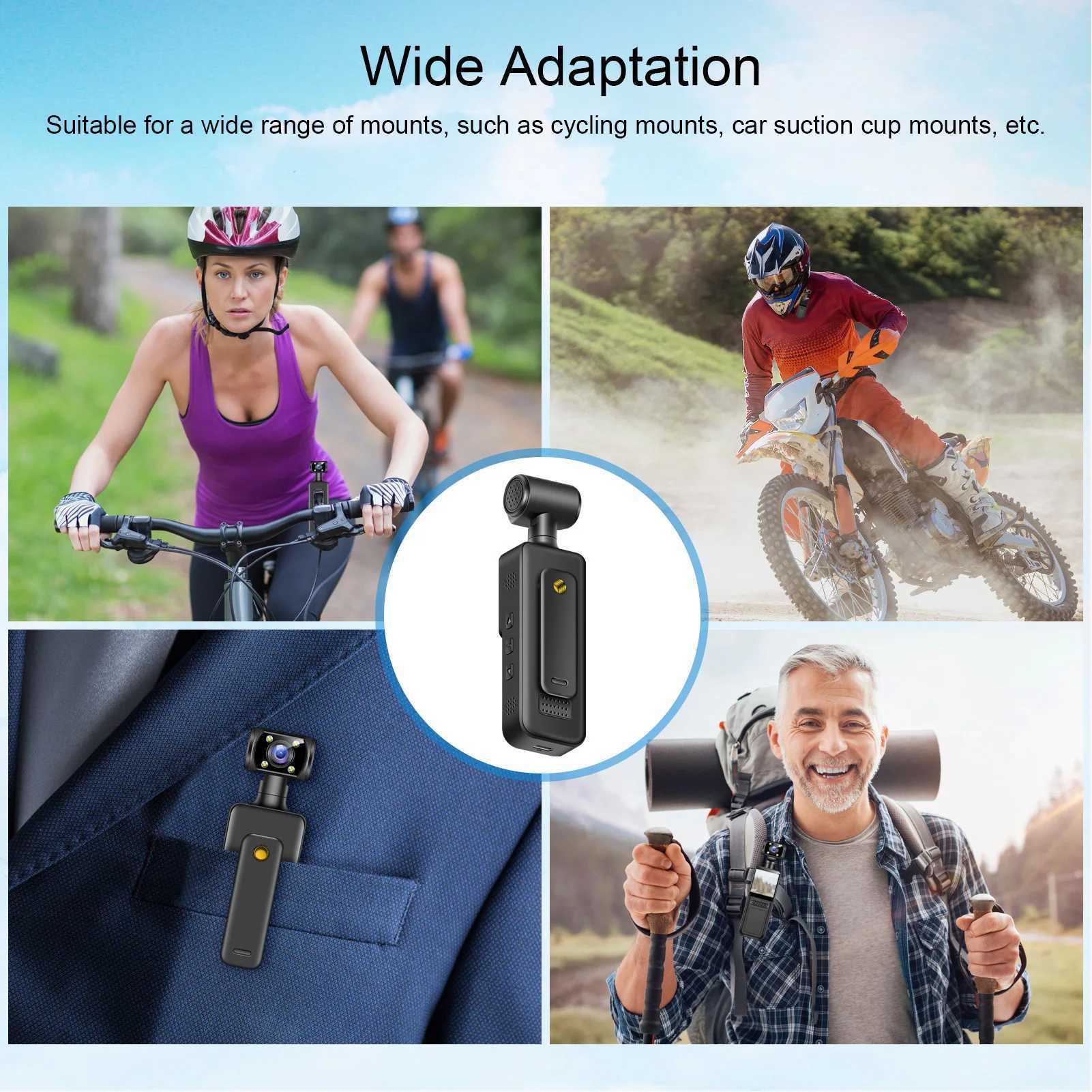 Action Camera 135 Degree Wide Angle 180 Degree Rotating Lens 40MP HD 13 Inch Screen Handheld Sports Camera with APP for Travel J251115-image-1080021508