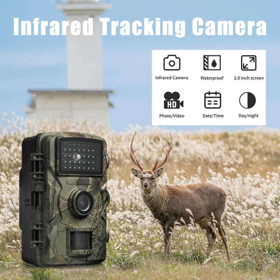 1080P Hunting Trail Camera 16MP Waterproof Infrared Night Vision Motion Activated Trigger for Wildlife Monitoring and Scouting J251115-image-1080020980