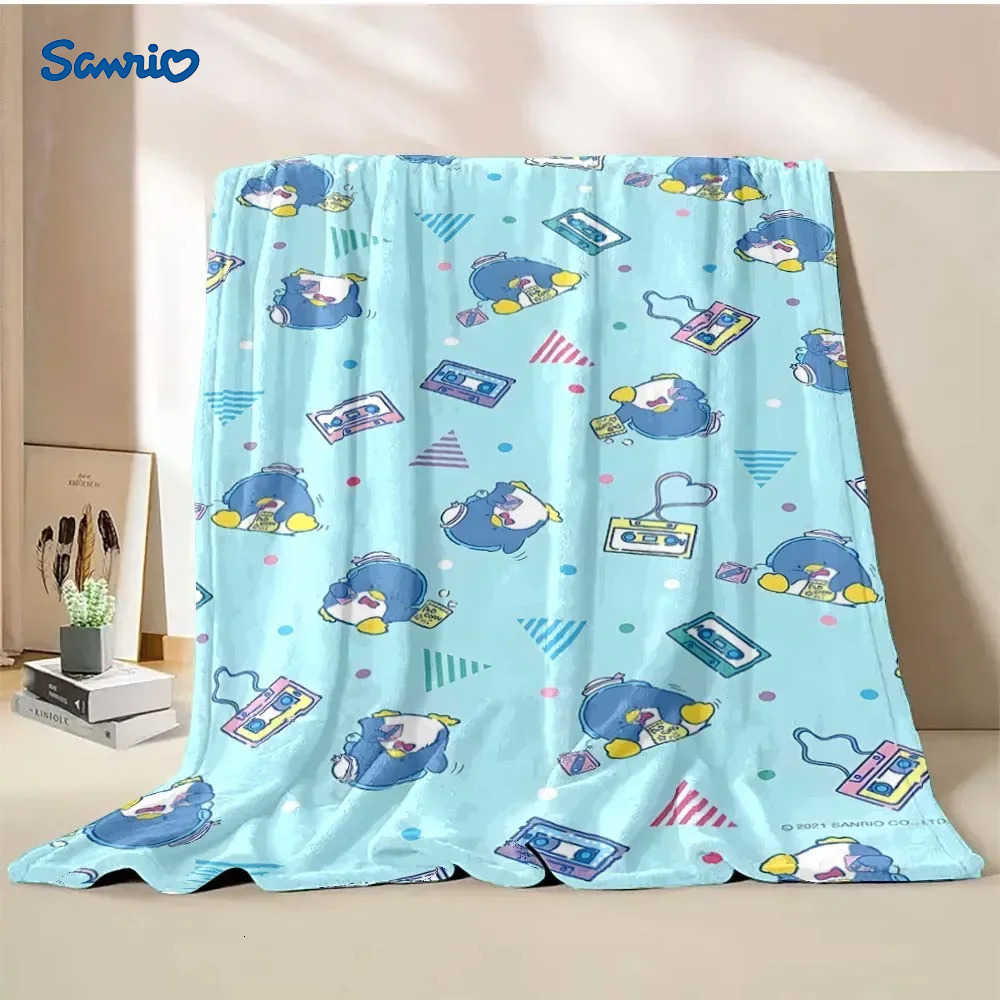 Sanrio Sanrio Tuxedo Sam Cartoon blanket Flannel Fluffy Throw Camping Blanket for Children Sofa Throw Blanket Modern Fashion Gift L251015-image-1080044783