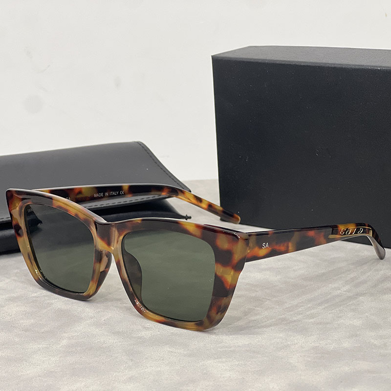 Designer Cat Nice Casual Eye Luxury Relax Square Frame Lunettes de soleil pour femmes Classique Voyage Tendance Beach Shading Protection UV Lunet