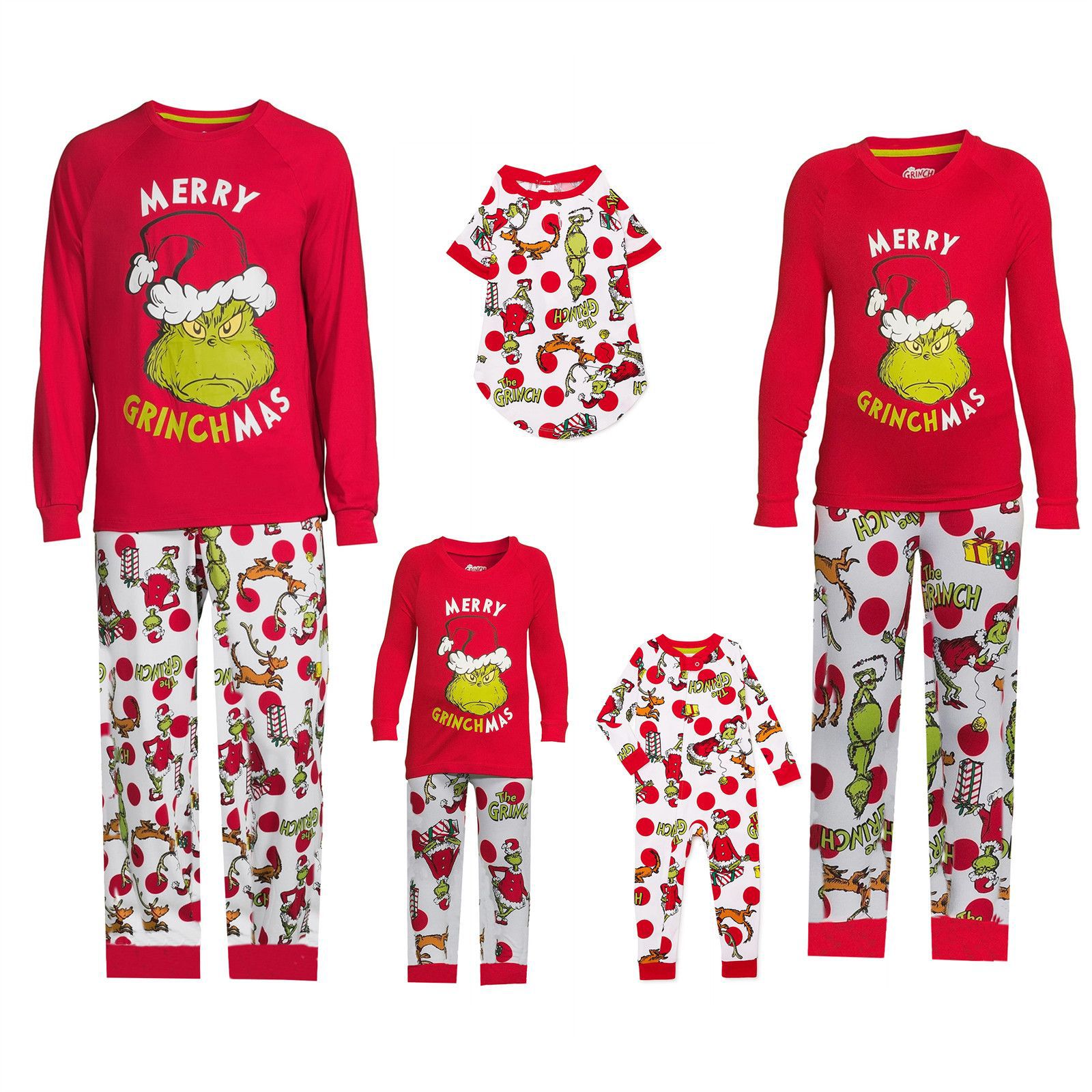 European American Christmas Cotton Women&#039;s Sleepwear Parent-Child Pajamas for Home Decoration for Amazon Christmas Wholesale-image-1083595941