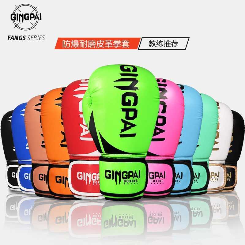 681012oz Kids WomenMen Boxing Gloves Sanda Sparring Muay Thai MMA Karate Punch Training Mitts Kickboxing Boxe De Luva DEO J251015-image-1080038624