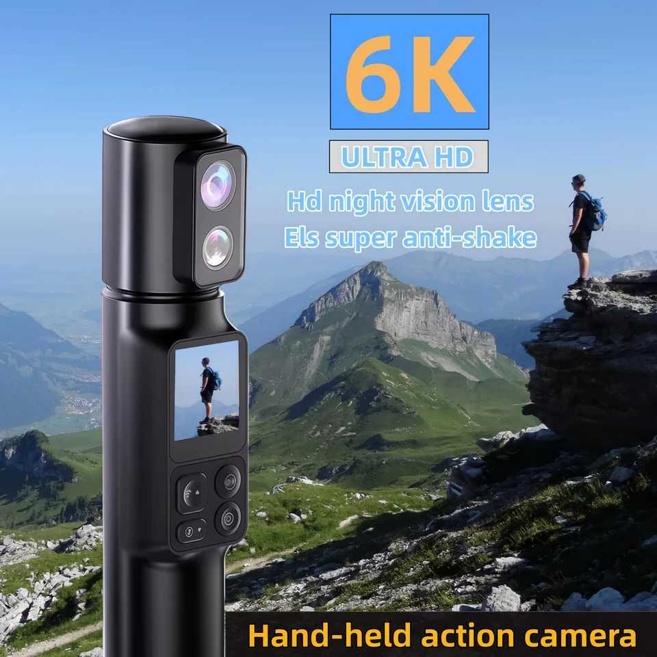 Portable Action Camera EIS 5 X Zoom 350 Rotatable Dual Lens High Definition Sports Camera 50MP WiFi Webcam DV Recorder J251115-image-1080021011