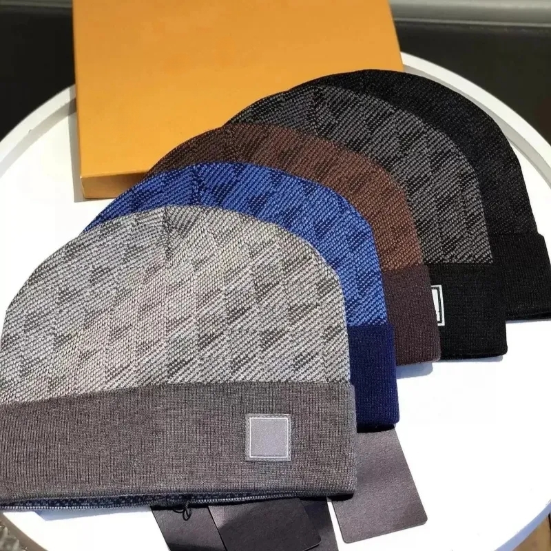 2026 Knitted hat beanie designer women men Cap Autumn Winter Skull Caps Fashion Knitted hat Classic plaid letter Luxury Outdoor leisure cashmere hat
