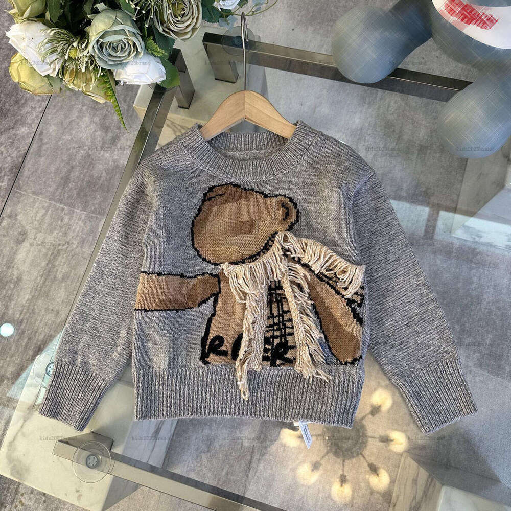 Nouveau bébé pull automne garçon fille tricots enfants vêtements de marque enfant en trois dimensions animaux de bande dessinée pull tricoté A821