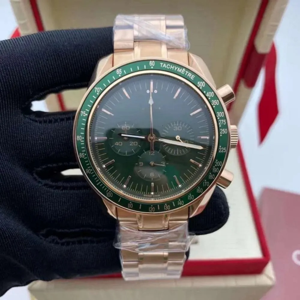 U1 Top 3A V3 Ceramic Bezel Moon Men's Watch Speed Racing Orologio Sapphire Men Watch Automatic Movement Swiss Watch Fashion Mechanical Montre D