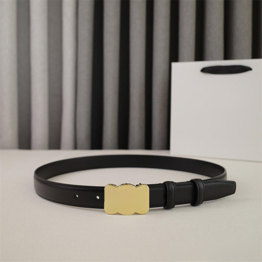 Belt Designer Belt Genuine Leather Luxury Belt for Men Women Belts Classic Retro Golden Silver Buckle Belt 2.5cm/1.8cm Width Cowhide Belt High-Qu